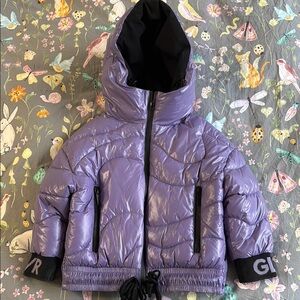 Purple Kids Puffer Jacket